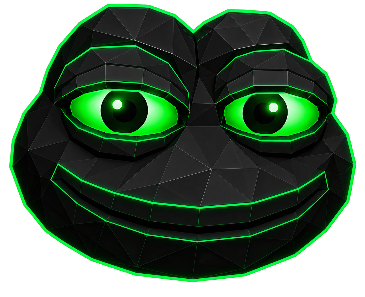 The $TOADSEM neon low-poly toad